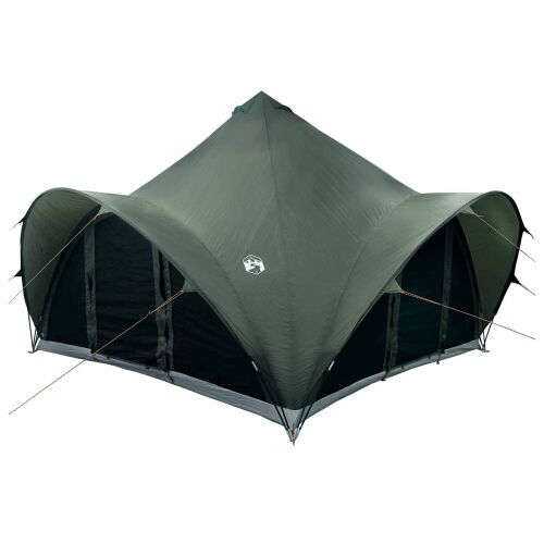 Tipi šator s krovom Vojska zelena 6 osoba Poliester i čelik - Vojska zelena 400 x 400 x 320 cm Cijena