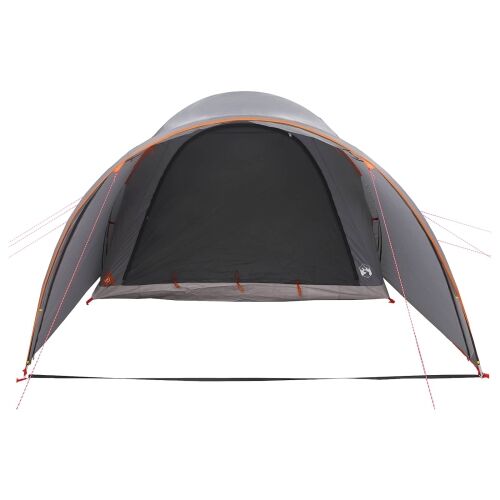 Tunelski šator 370 x 275 x 210 cm Siva i narančasta - Siva i narančasta Cijena