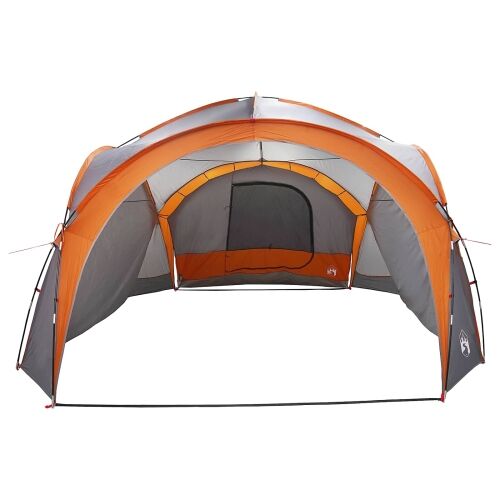 Bočna šatora s krovom Siva i narančasta 410 x 410 x 250 cm - Siva i narančasta Cijena