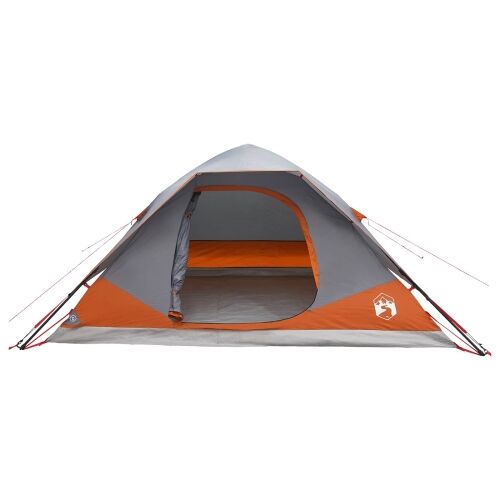Instant šator s krovom Siva i narančasta 305 x 215 x 140 cm - Siva i narančasta Cijena