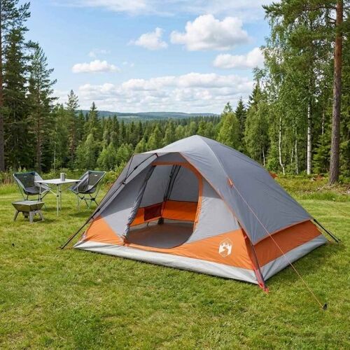Instant šator s krovom Siva i narančasta 305 x 215 x 140 cm - Siva i narančasta Cijena