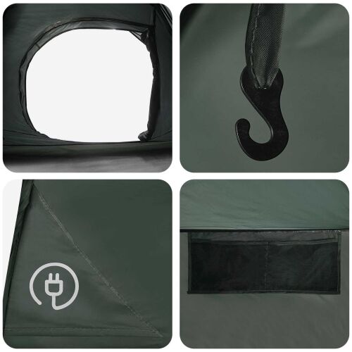 Instant šator s krovom Maslinasto zelena 305 x 215 x 140 cm - Vojska zelena Cijena