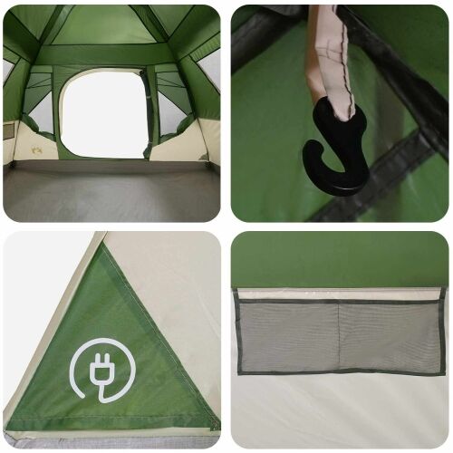 Instant šator Zelena 305 x 275 x 190 cm Poliester i čelik - Zelena Cijena