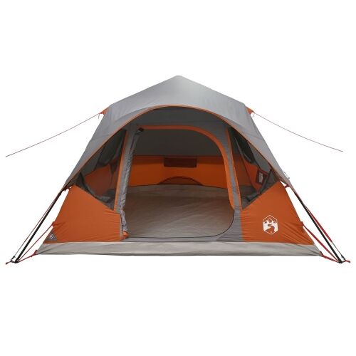 Instant šator s krovom Siva i narančasta 305 x 275 x 190 cm - Siva i narančasta Cijena