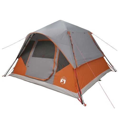 Instant šator s krovom Siva i narančasta 305 x 275 x 190 cm - Siva i narančasta Cijena