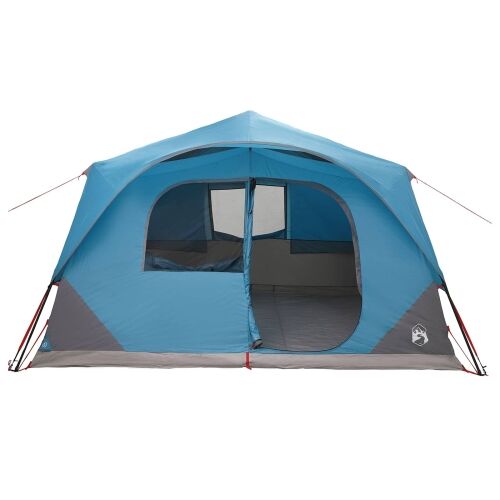 Instant šator Plava 365 x 380 x 200 cm Poliester i čelik - Plava 8 osoba Cijena