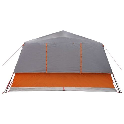 Instant šator s krovom Siva i narančasta 365 x 380 x 200 cm - Siva i narančasta 8 osoba Cijena