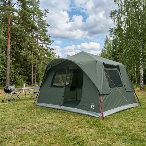 Instant šator s krovom Maslinasto zelena 365 x 380 x 200 cm - Vojska zelena 8 osoba Cijena