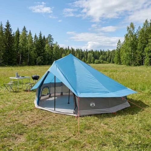 Tipi šator 20-osobni Plava Poliester i čelik - Plava 20 osoba Cijena