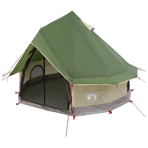 Tipi šator 4-osobni Zelena Poliester i čelik - Zelena 4 osobe Cijena
