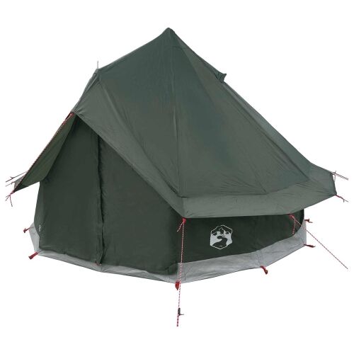 Tipi šator 4-osobni Maslinasto zelena Poliester i čelik - Vojska zelena 4 osobe Cijena