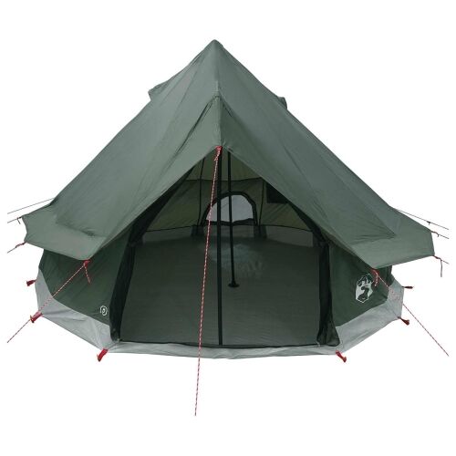 Tipi šator 4-osobni Maslinasto zelena Poliester i čelik - Vojska zelena 4 osobe Cijena