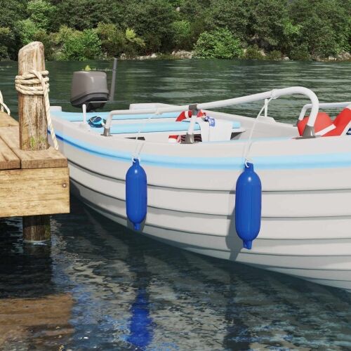 Odbojnici za čamce 2 kom. Ø 11 x 40 cm Plava PVC - Plava Ø 11 x 40 cm 2 Cijena