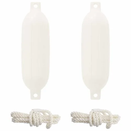 Odbojnici za čamce 2 kom. Ø 11 x 40 cm Bijela PVC - Bijela Ø 11 x 40 cm 2 Cijena