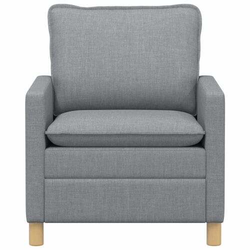 Sofa Svjetlosiva 76 x 81 x 87,5 cm Tkanina - Svjetlosiva 60 cm Cijena