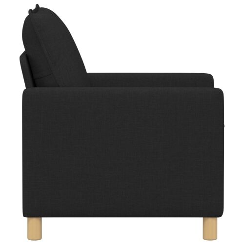 Sofa Crna 76 x 81 x 87,5 cm Tkanina - Crna 60 cm Cijena