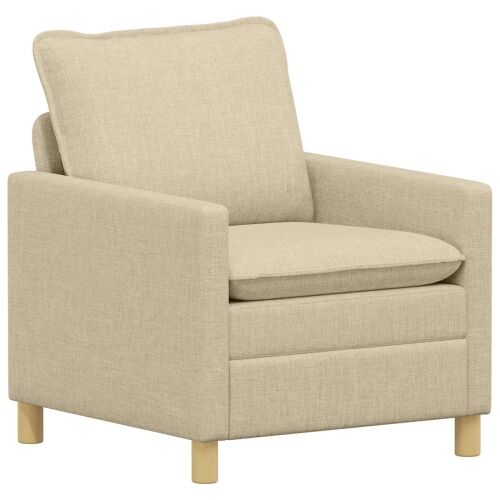 Sofa Krem 76 x 81 x 87,5 cm Tkanina - Krem 60 cm Cijena