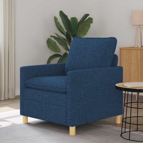 Sofa Plava 76 x 81 x 87,5 cm Tkanina - Plava 60 cm Cijena