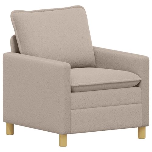 Sofa Svjetlosiva 76 x 81 x 87,5 cm Tkanina - Svjetlosiva 60 cm Cijena