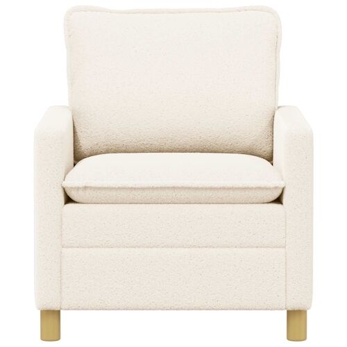 Sofa Krem 76 x 81 x 87,5 cm Tkanina - Krem 60 cm Cijena