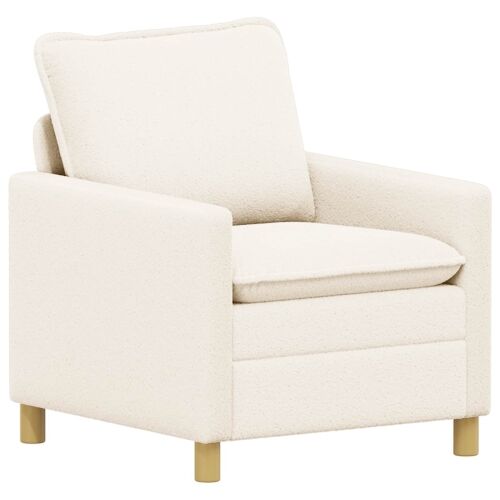 Sofa Krem 76 x 81 x 87,5 cm Tkanina - Krem 60 cm Cijena