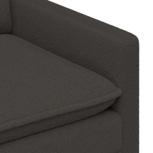 Sofa Tamnosiva 76 x 81 x 87,5 cm Tkanina - Tamnosiva 60 cm Cijena