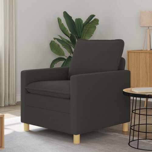 Sofa Tamnosiva 76 x 81 x 87,5 cm Tkanina - Tamnosiva 60 cm Cijena