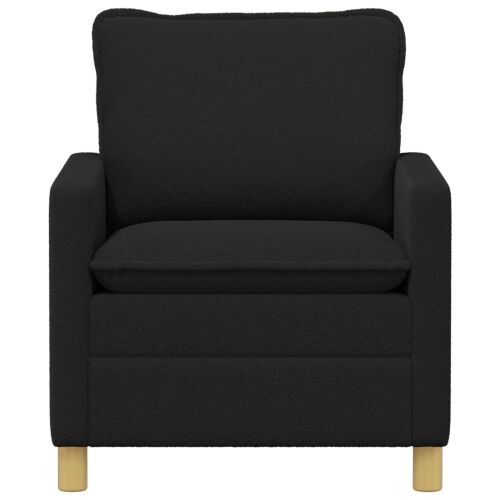 Sofa Crna 76 x 81 x 87,5 cm Tkanina - Crna 60 cm Cijena