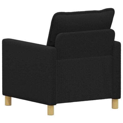Sofa Crna 76 x 81 x 87,5 cm Tkanina - Crna 60 cm Cijena