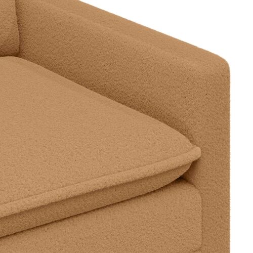 Sofa Bež 76 x 81 x 87,5 cm Tkanina - Bež 60 cm Cijena