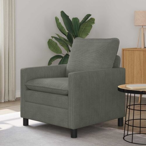 Sofa Svjetlosiva 76 x 81 x 87,5 cm Tkanina - Svjetlosiva 60 cm Cijena