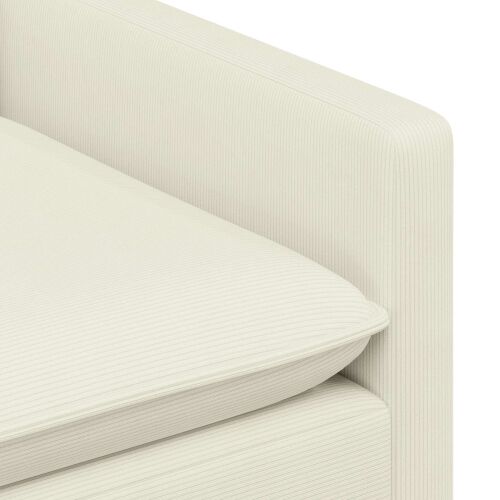 Sofa Krem 76 x 81 x 87,5 cm Tkanina - Krem 60 cm Cijena