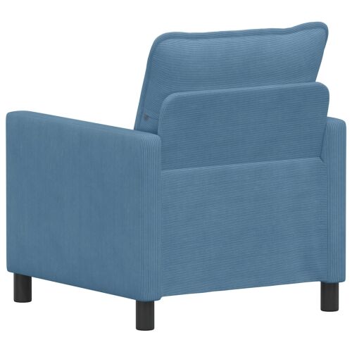 Sofa Plava 76 x 81 x 87,5 cm Tkanina - Plava 60 cm Cijena