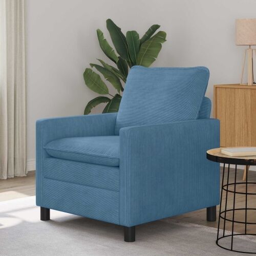 Sofa Plava 76 x 81 x 87,5 cm Tkanina - Plava 60 cm Cijena