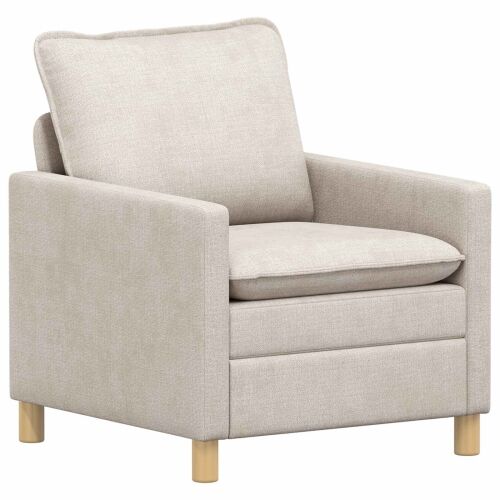 Sofa Krem 76 x 81 x 87,5 cm Poliester - Krem 60 cm Cijena