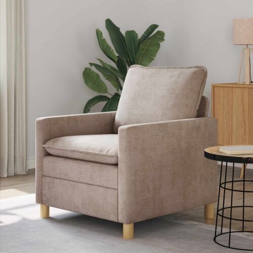 Sofa Bež 76 x 81 x 87,5 cm Poliester - Bež 60 cm Cijena