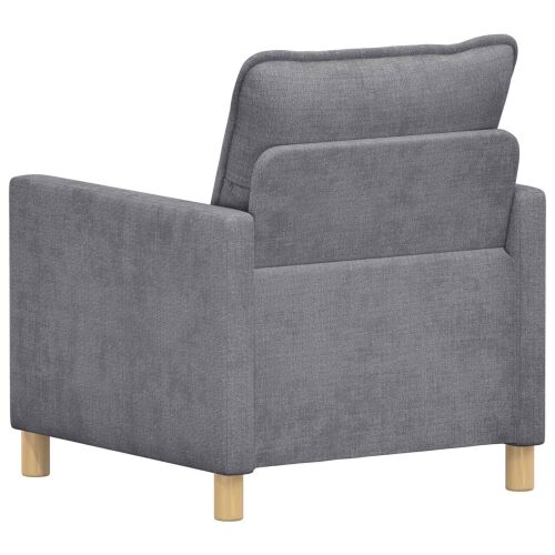Sofa Svjetlosiva 76 x 81 x 87,5 cm Poliester - Svjetlosiva 60 cm Cijena