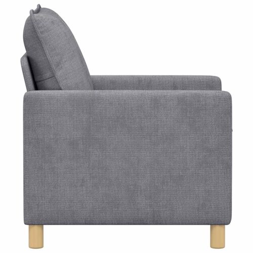 Sofa Svjetlosiva 76 x 81 x 87,5 cm Poliester - Svjetlosiva 60 cm Cijena