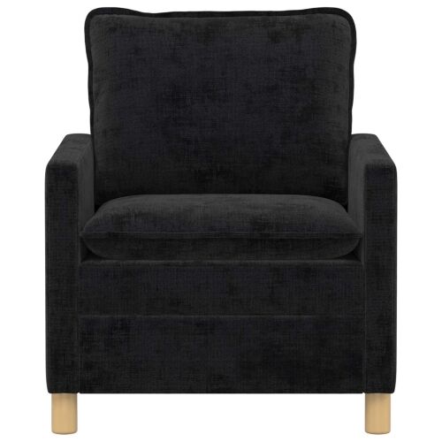 Sofa Crna 76 x 81 x 87,5 cm Poliester - Crna 60 cm Cijena