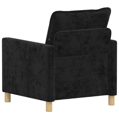 Sofa Crna 76 x 81 x 87,5 cm Poliester - Crna 60 cm Cijena