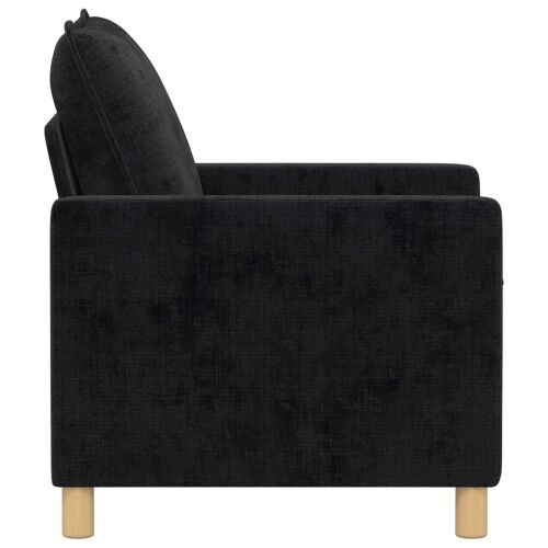 Sofa Crna 76 x 81 x 87,5 cm Poliester - Crna 60 cm Cijena