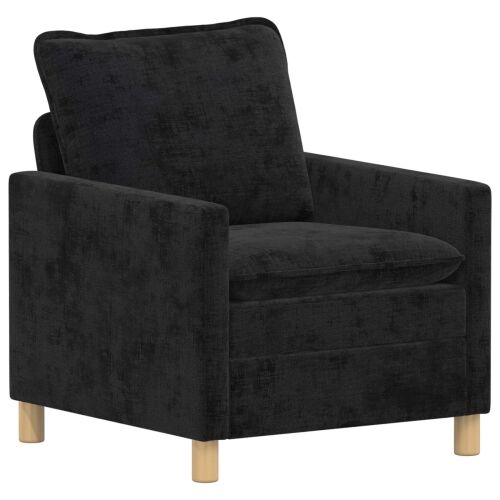 Sofa Crna 76 x 81 x 87,5 cm Poliester - Crna 60 cm Cijena