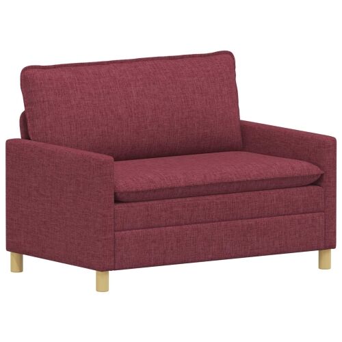 Sofa Vinska crvena 126 x 81 x 87,5 cm Tkanina - boja crnog vina 110 cm Cijena