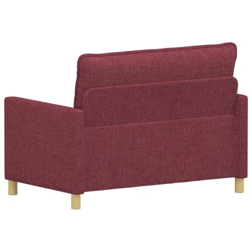 Sofa Vinska crvena 126 x 81 x 87,5 cm Tkanina - boja crnog vina 110 cm Cijena
