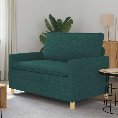 Sofa Tamnozelena 126 x 81 x 87,5 cm Tkanina - Tamnozelena 110 cm Cijena