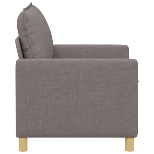 Sofa Sivosmeđa 126 x 81 x 87,5 cm Tkanina - Sivosmeđa 110 cm Cijena
