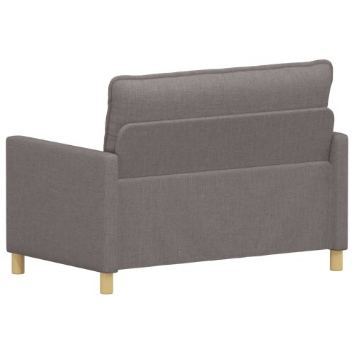 Sofa Sivosmeđa 126 x 81 x 87,5 cm Tkanina - Sivosmeđa 110 cm Cijena