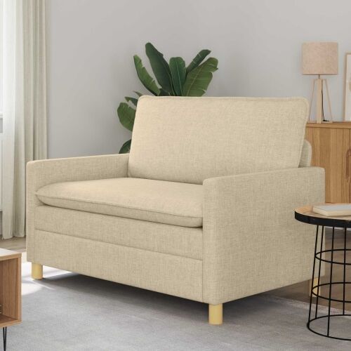 Sofa Krem 126 x 81 x 87,5 cm Tkanina - Krem 110 cm Cijena