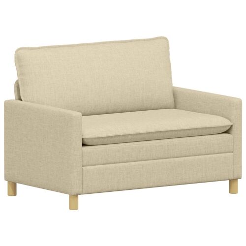 Sofa Krem 126 x 81 x 87,5 cm Tkanina - Krem 110 cm Cijena