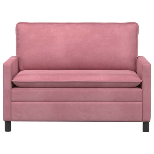 Sofa Ružičasta 126 x 81 x 87,5 cm Baršun - Ružičasta 110 cm Cijena